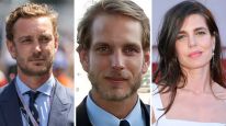 Andrea Casiraghi y sus hermanos, Pierre y Charlotte
