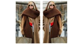 Aliado de otoño: cómo llevar bufandas XXL con todo el estilo