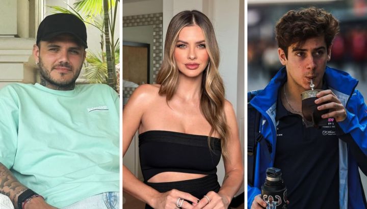 Mauro Icardi y la China Suárez cara a cara con Franco Colapinto: los detalles