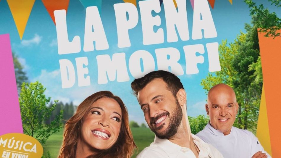 Lizy Tagliani, Diego Leuco y Santiago Giorgin