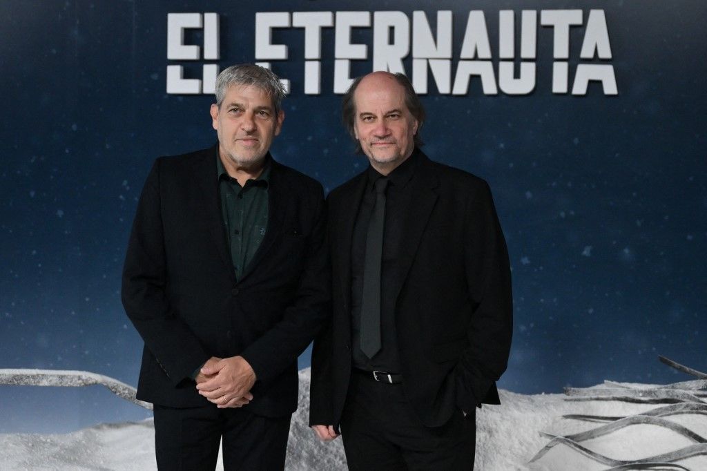 Los actores Claudio Martínez Bel y Marcelo Subiotto, de 'El Eternauta'.