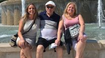 Paula Bernini y sus padres