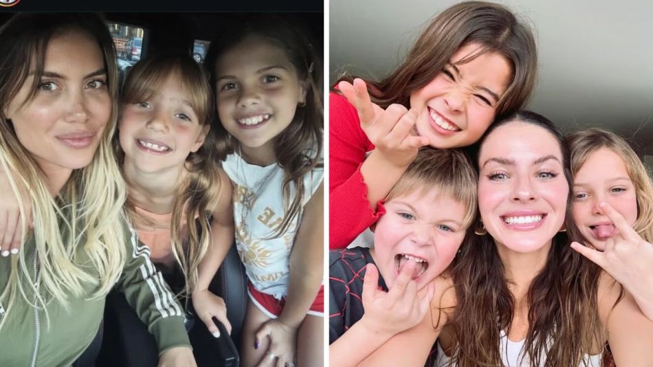 Hijas Wanda Nara y China Suárez