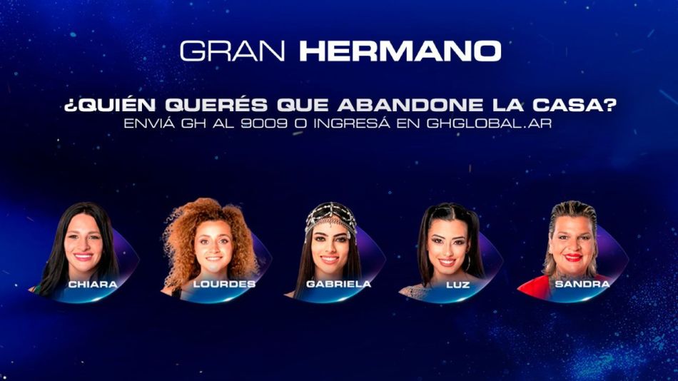 Las nominados para la gala de eliminación de Gran Hermano del lunes 5 de mayo