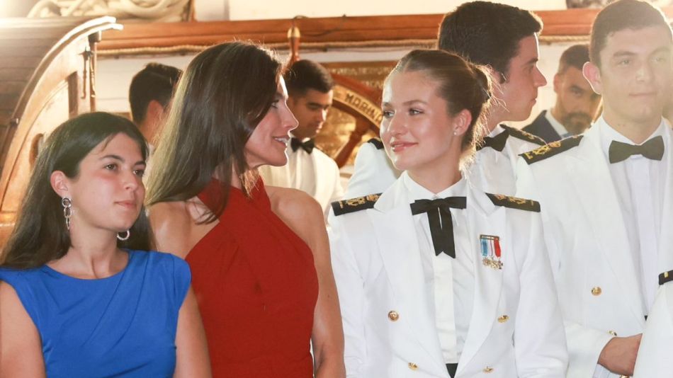 Letizia Ortiz y la Princesa Leonor 