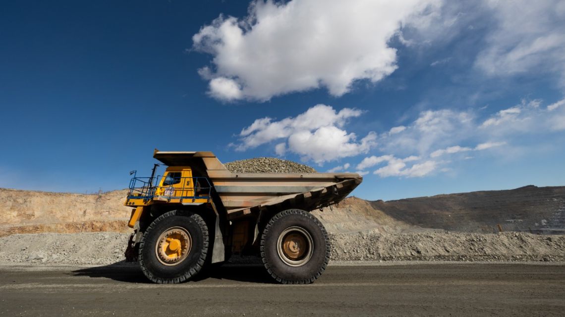 Copper mining.