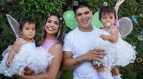 Daniela Celis, Aimé, Laila y Thiago Medina