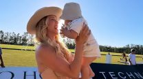 Por error, Nicole Neumann mostró la carita de su hijo, Cruz Urcera