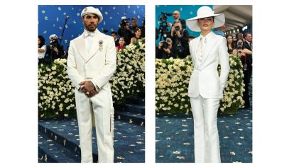 Zendaya, Pharrell, Lewis Hamilton, entre otros, apostaron por blanco y negro en versiones monocrome y bicolor, para la gala de este 5 de mayo.