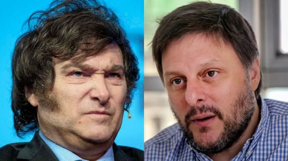 Javier Milei - Leandro Santoro