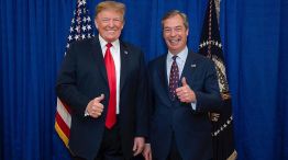 Nigel Farage y Donald Trump20250506