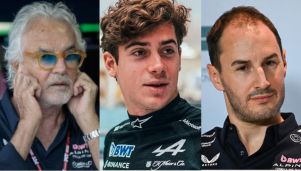 Briatore, Colapinto y Oliver Oakes