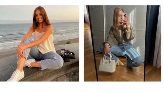 Alba Pombo, experta en moda sobre cómo elegir los jeans si eres bajita: "el wide leg es el que más me gusta"