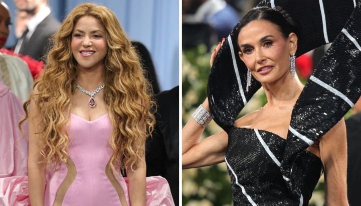 Del rosa total de Shakira al vestido corbata de Demi Moore: los looks más extravagantes de la Met Gala 2025