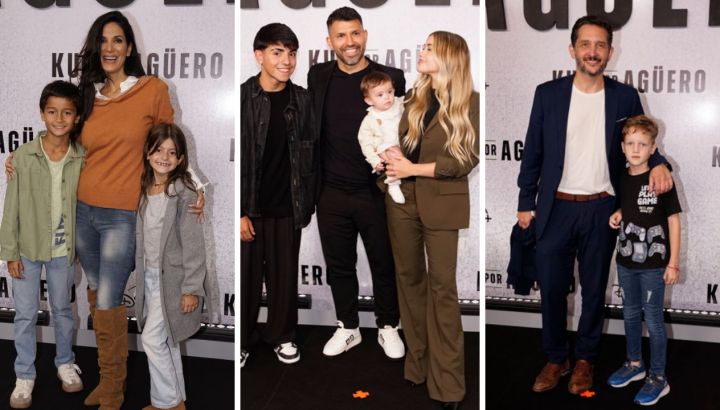 De Silvina Escudero a Germán Paoloski, los mejores looks en el estreno de la serie del Kun Agüero
