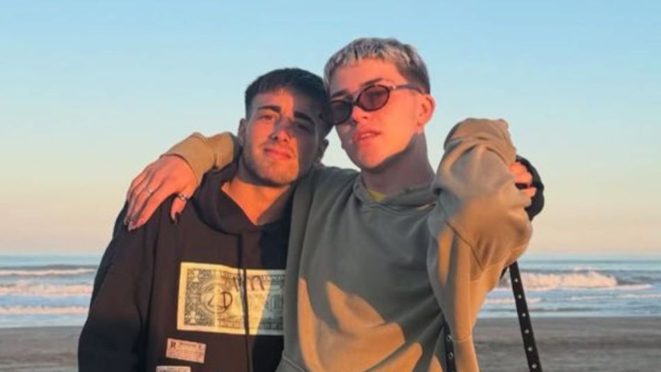 Juan Otero y su novio, Mateo Lofeudo
