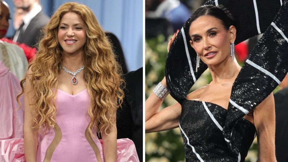 Shakira y Demi Moore
