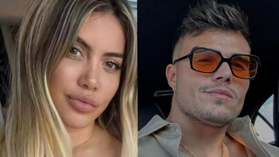 Wanda Nara y Daniel Guzmán Jr.