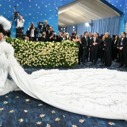 La cantante estadounidense Diana Ross llega a la Gala del Met 2025 en el Museo Metropolitano de Arte en Nueva York. | Foto:Angela Weiss / AFP