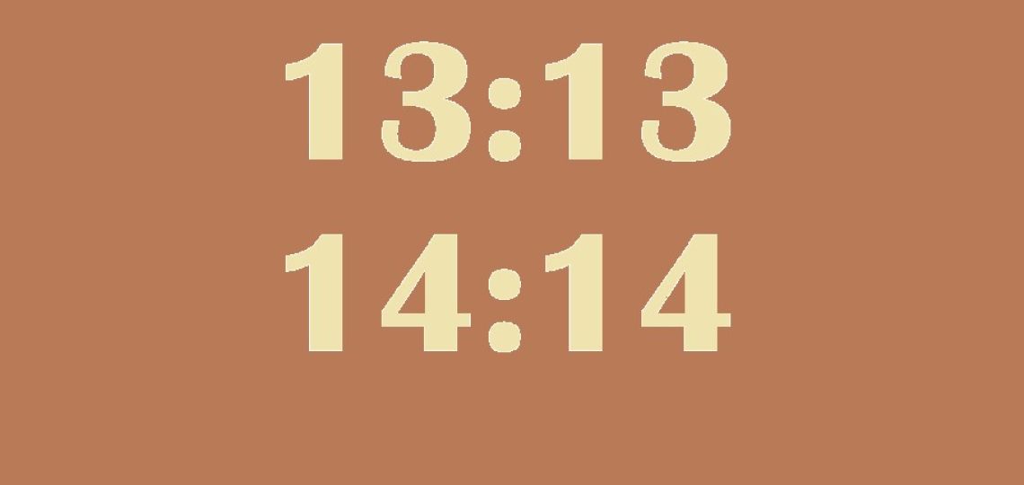 13:13 y 14:14: hora espejo negativas, cómo interpretar el mensaje y recibir las advertencias