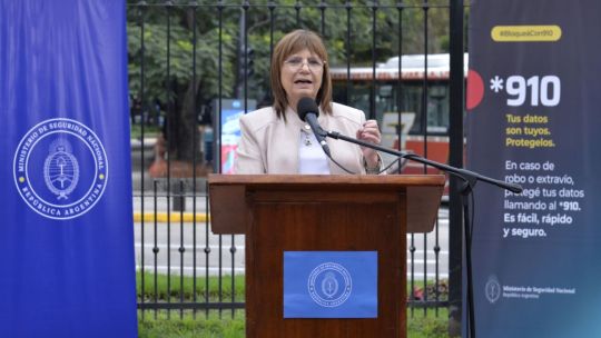Patricia Bullrich presentó sistema *910
