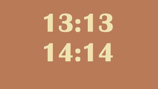 13:13 y 14:14: hora espejo negativas, cómo interpretar el mensaje