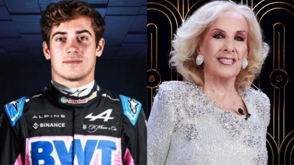 Franco Colapinto y Mirtha Legrand