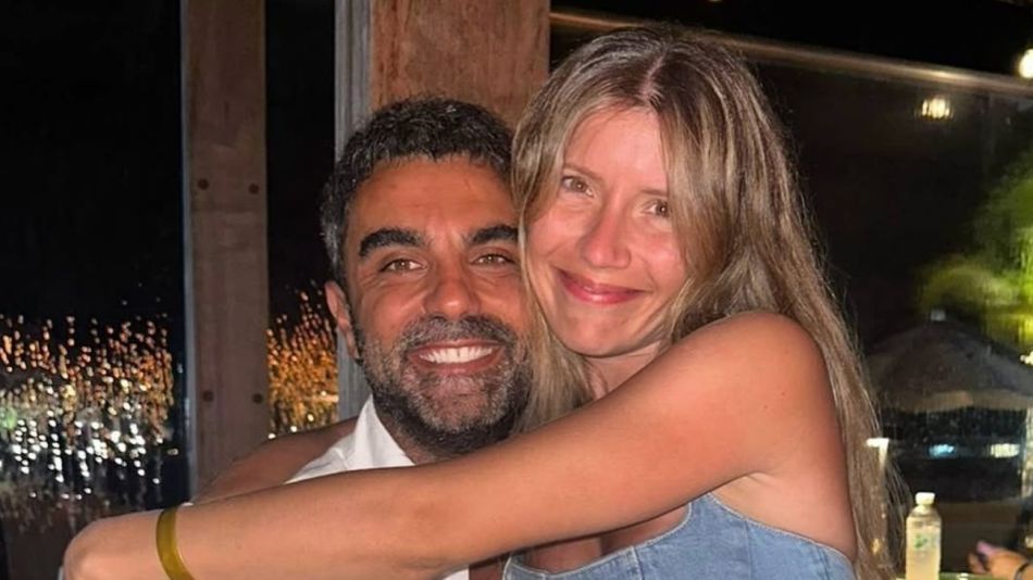 Laurita Fernández y Claudio Brusca