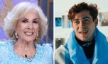 Mirtha Legrand felicitó a Franco Colapinto y tuvieron un particular cruce con pedidos incluidos