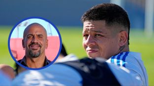 Juan Sebastián Verón y Marcos Rojo
