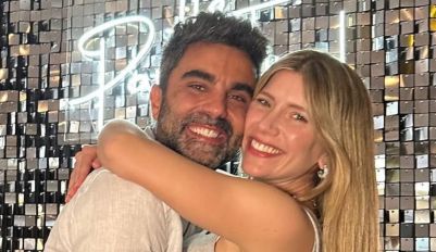 Laurita Fernández y Claudio Brusca