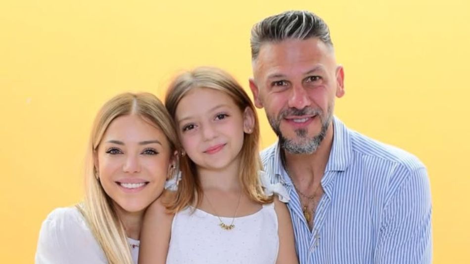 Evangelina Anderson, Emma y Martín Demichelis 