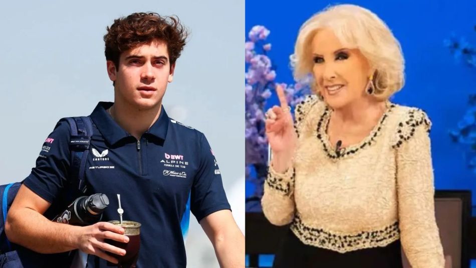 Franco Colapinto y Mirtha Legrand
