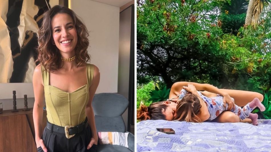 Laura Londoño y sus hijas