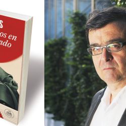 Javier Cercas y su último libro, El loco de Dios en el fin del mundo. | Foto:Cedoc