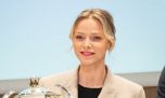 Charlene de Mónaco deslumbró con look total white y diamantes