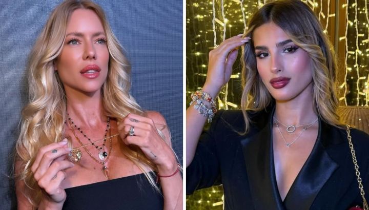 Flecos y tachas: Nicole Neumann y Juli Poggio apuestan a la tendencia en botas con distintos estilos