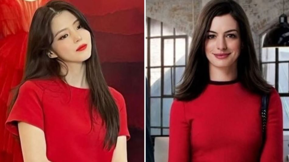 Han Soo Hee y Anne Hathaway