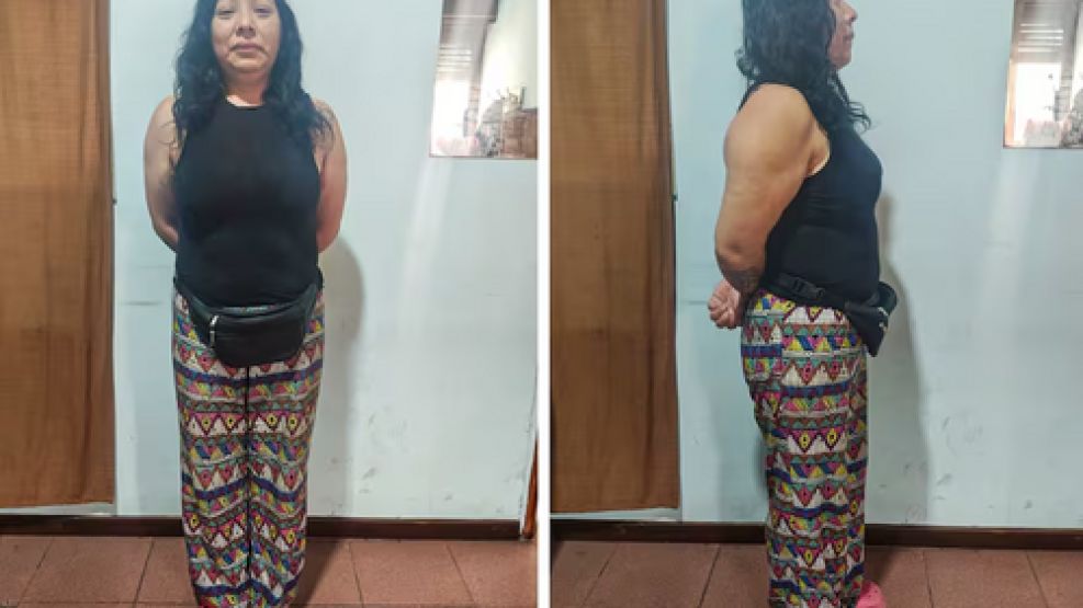 La mujer quedó detenida.