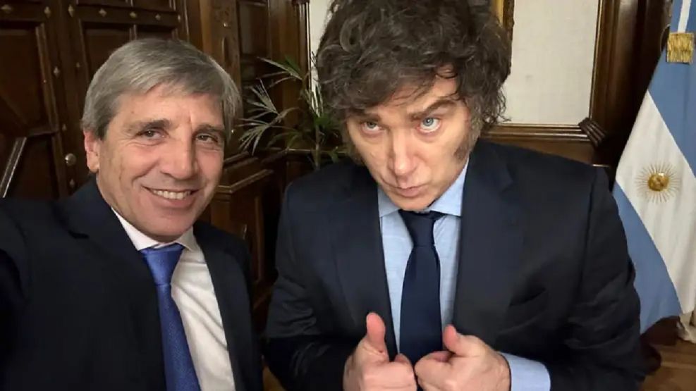 Milei y Caputo