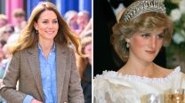 Kate Middleton rinde homenaje a Lady Di: look reciclado y joyas de su colección