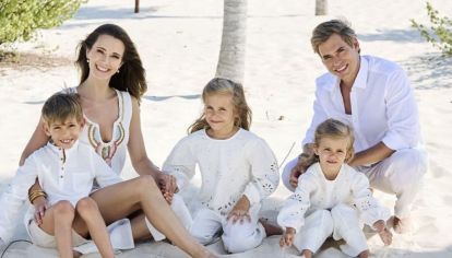 Los niños son fruto de su matrimonio con Astrid Klisans.