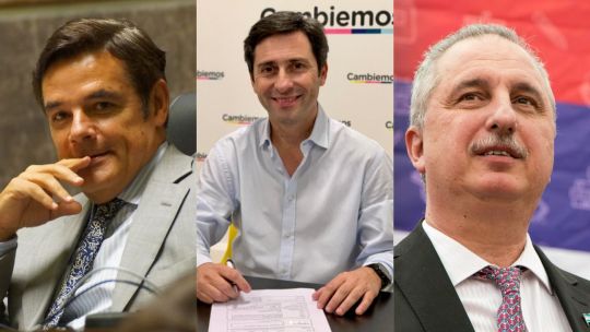 Carlos Rovira, Martín Goerling y Hugo Passalacqua