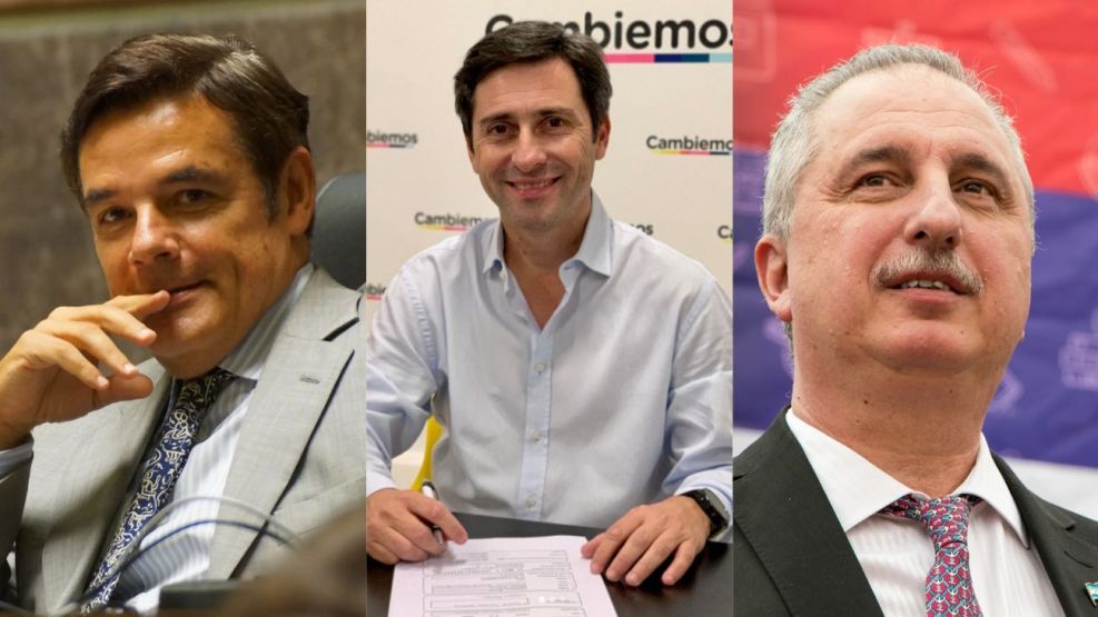 Carlos Rovira, Martín Goerling y Hugo Passalacqua