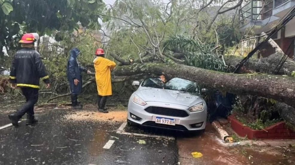 Fuerte temporal en Misiones 
