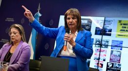 La ministra de Seguridad, Patricia Bullrich
