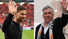 Carlo Ancelotti y Xabi Alonso