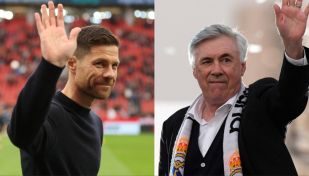 Carlo Ancelotti y Xabi Alonso