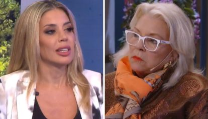 Virgina Gallardo y Elisa Carrió