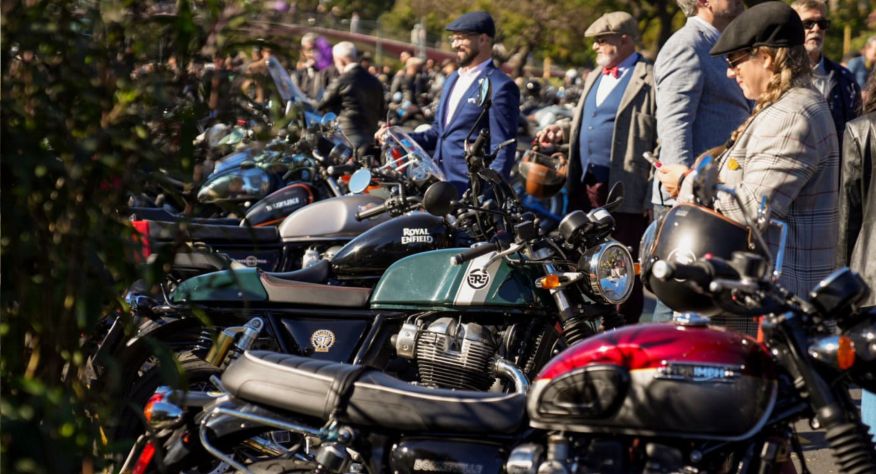 Miles de motos coparon la ciudad con el Distinguished Gentleman's Ride